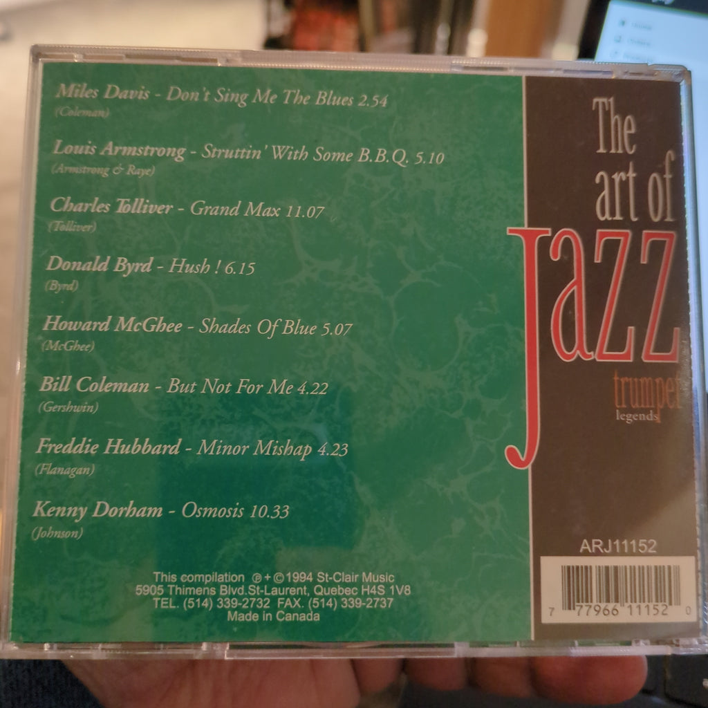 Various The Art Of Jazz Trumpet Legends CD Unity Audio Canada