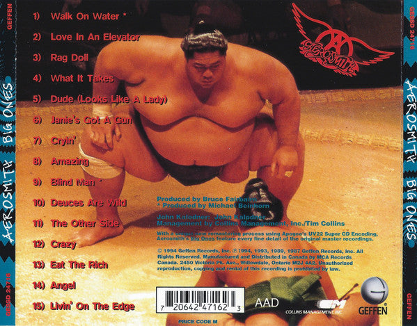 Aerosmith – Big Ones (CD) – Unity Audio Canada