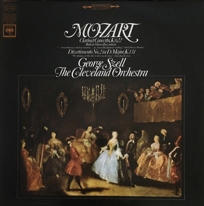 Mozart - George Szell, The Cleveland Orchestra – Clarinet Concerto, K.622 / Divertimento No. 2 In D Major, K.131 vinyl LP