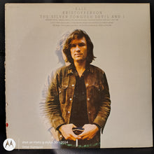 Kris Kristofferson – The Silver Tongued Devil And I LP