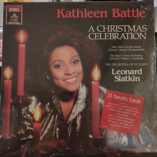 Kathleen Battle, New York Choral Artists, The Boys Choir Of Harlem, The Orchestra Of St. Luke's, Leonard Slatkin – A Christmas Celebration vinyl LP