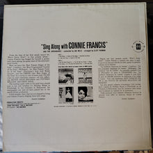 Connie Francis – Sing Along With Connie Francis LP