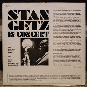 Stan Getz – Stan Getz In Concert LP