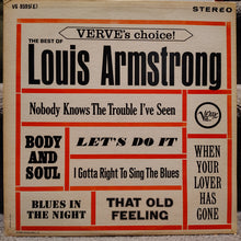 Louis Armstrong – The Best Of Louis Armstrong LP