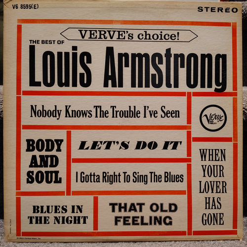 Louis Armstrong – The Best Of Louis Armstrong LP