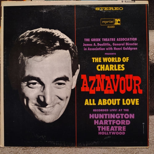 Charles Aznavour – The World Of Charles Aznavour All About Love LP