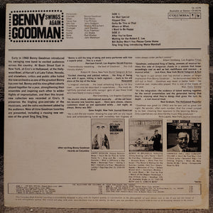 Benny Goodman – Benny Goodman Swings Again LP