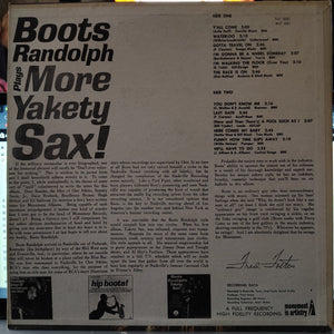 Boots Randolph – Boots Randolph Plays More Yakety Sax! LP