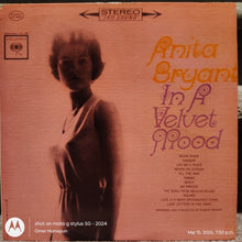 Anita Bryant – In A Velvet Mood LP
