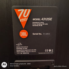 JBL 4312SE speakers