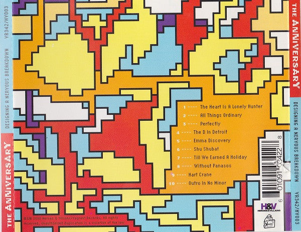 The Anniversary ‎– Designing A Nervous Breakdown CD – Unity Audio Canada