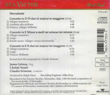 Mercadante - James Galway, I Solisti Veneti, Claudio Scimone – Concertos For Flute And Orchestra CD