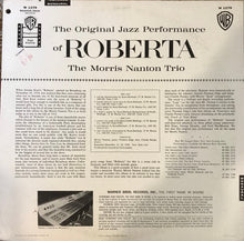The Morris Nanton Trio – Roberta -- The Original Jazz Performance vinyl LP
