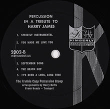 The Frankie Capp Percussion Group – In A Tribute To Harry James vinyl LP