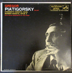 Hindemith / Barber, Gregor Piatigorsky With Ralph Berkowitz – Sonata (1948) / Sonata, Opus 6 (RCA Red Seal)