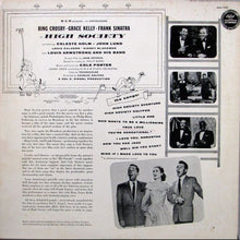 Bing Crosby - Grace Kelly - Frank Sinatra – High Society vinyl LP