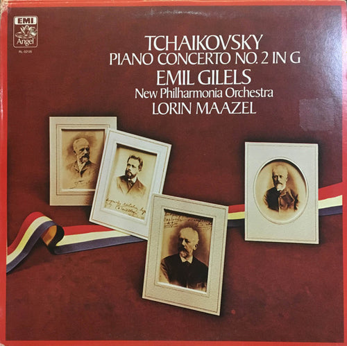 Tchaikovsky* - Emil Gilels, Lorin Maazel, New Philharmonia Orchestra – Piano Concerto No. 2 In G (Angel)