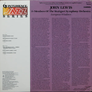 John Lewis – European Windows vinyl LP