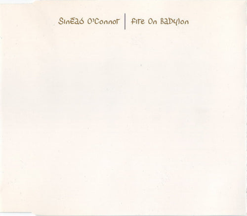Sinéad O'Connor – Fire On Babylon CD