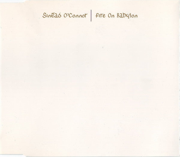 Sinéad O'Connor – Fire On Babylon CD