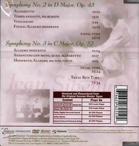 Jean Sibelius, Maurice de Abravanel, Utah Symphony Orchestra – Jean Sibelius Symphonies Nos. 2&3 (DVD Audio)