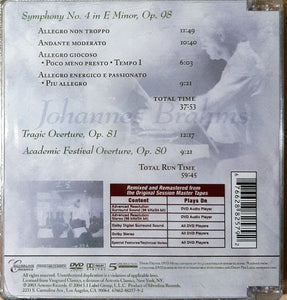 Brahms - Maurice Abravanel, Utah Symphony Orchestra – Symph. 4 / Overtures (DVD Audio)