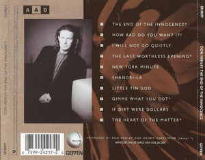 Don Henley – The End Of The Innocence CD