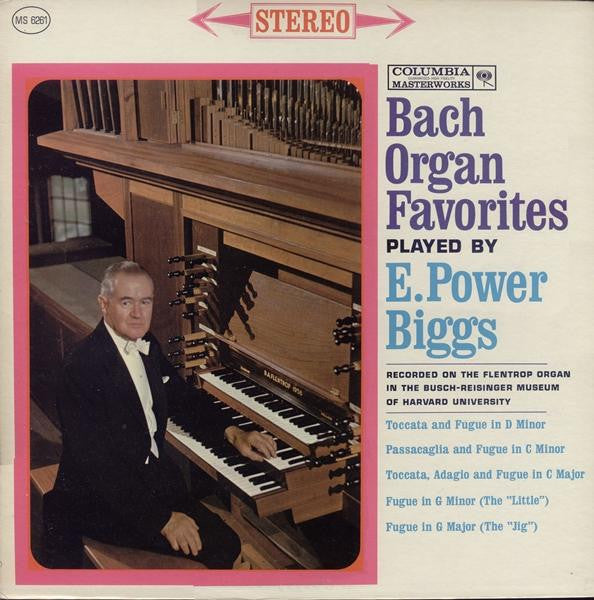 E. Power Biggs, Bach – Bach Organ Favorites vinyl LP