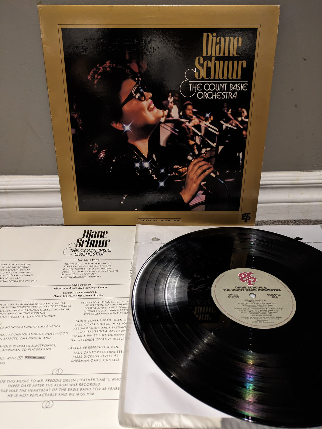 Diane Schuur And The Count Basie Orchestra vinyl LP (GRP)