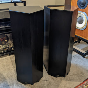 used B&W DM2000 speakers, black ash