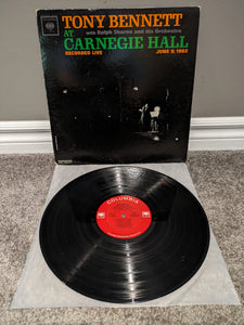 Tony Bennett– At Carnegie Hall Recorded Live vinyl 2LP (Columbia)