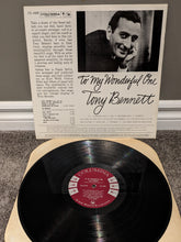 Tony Bennett – To My Wonderful One vinyl LP (Columbia)