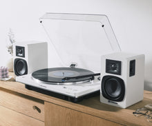 Audio Technica AT-SP3X Powered Bookshelf Speakers, white