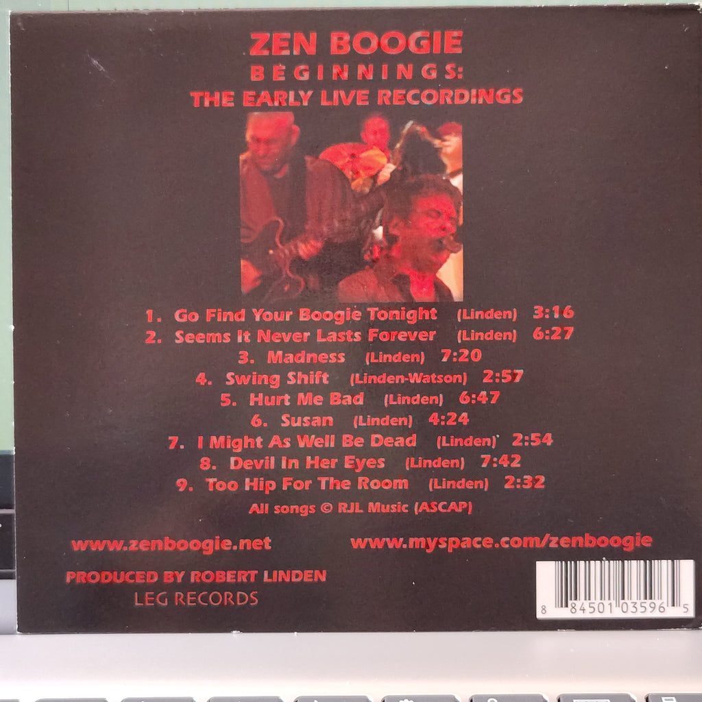 Zen Boogie - New Beginnings: The Early Live Recordings – Unity Audio Canada
