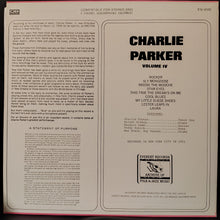 Charlie Parker – Charlie Parker Volume IV LP