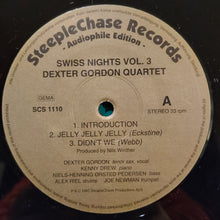 Dexter Gordon Quartet – Swiss Nights Vol. 3 LP (Steeplechase)