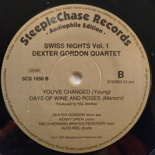 Dexter Gordon Quartet – Swiss Nights Vol. 1 LP (Steeplechase)