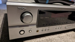 Denon AVR-485 6.1-Channel Surround Sound Silver A/V Home Theater Receiver