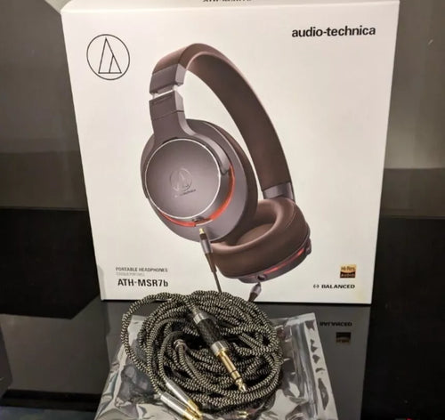 Audio Technica Over-Ear balanced headphones, gunmetal (ATH-MSR7bGM)