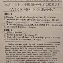 Jane Parker-Smith ‎– Popular French Romantics vinyl LP (ASV)