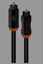 Syncable Fiber Optic Toslink Digital Audio Cable, 2m