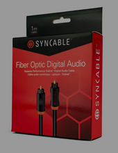 Syncable Fiber Optic Toslink Digital Audio Cable, 2m