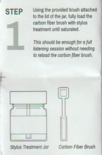Tri-Art Audio stylus treatment, with brush