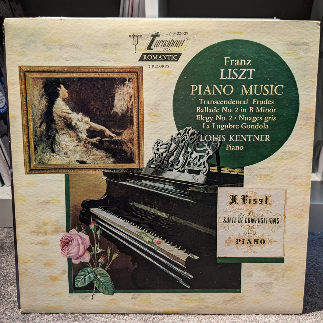 Franz Liszt, Louis Kentner ‎– Piano Music 2LP (Turnabout)