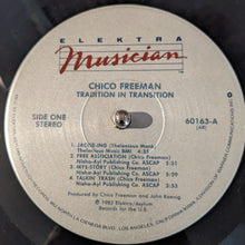 Chico Freeman ‎– Tradition In Transition LP (Elektra Musician)