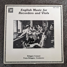 English Music For Recorders And Viols LP (MHS)