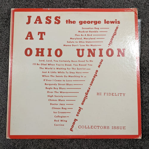 The George Lewis Authentic New Orleans Ragtime Band – Jass At The Ohio Union 2LP